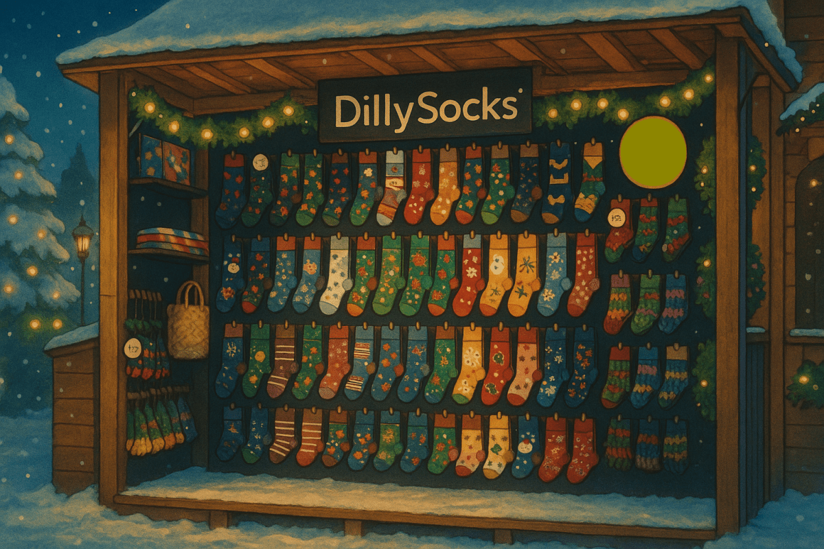 DillySocks® am Weihnachtsmarkt - DillySocks