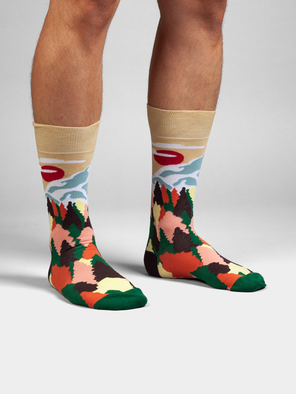 Socken Fall Mountains von DillySocks