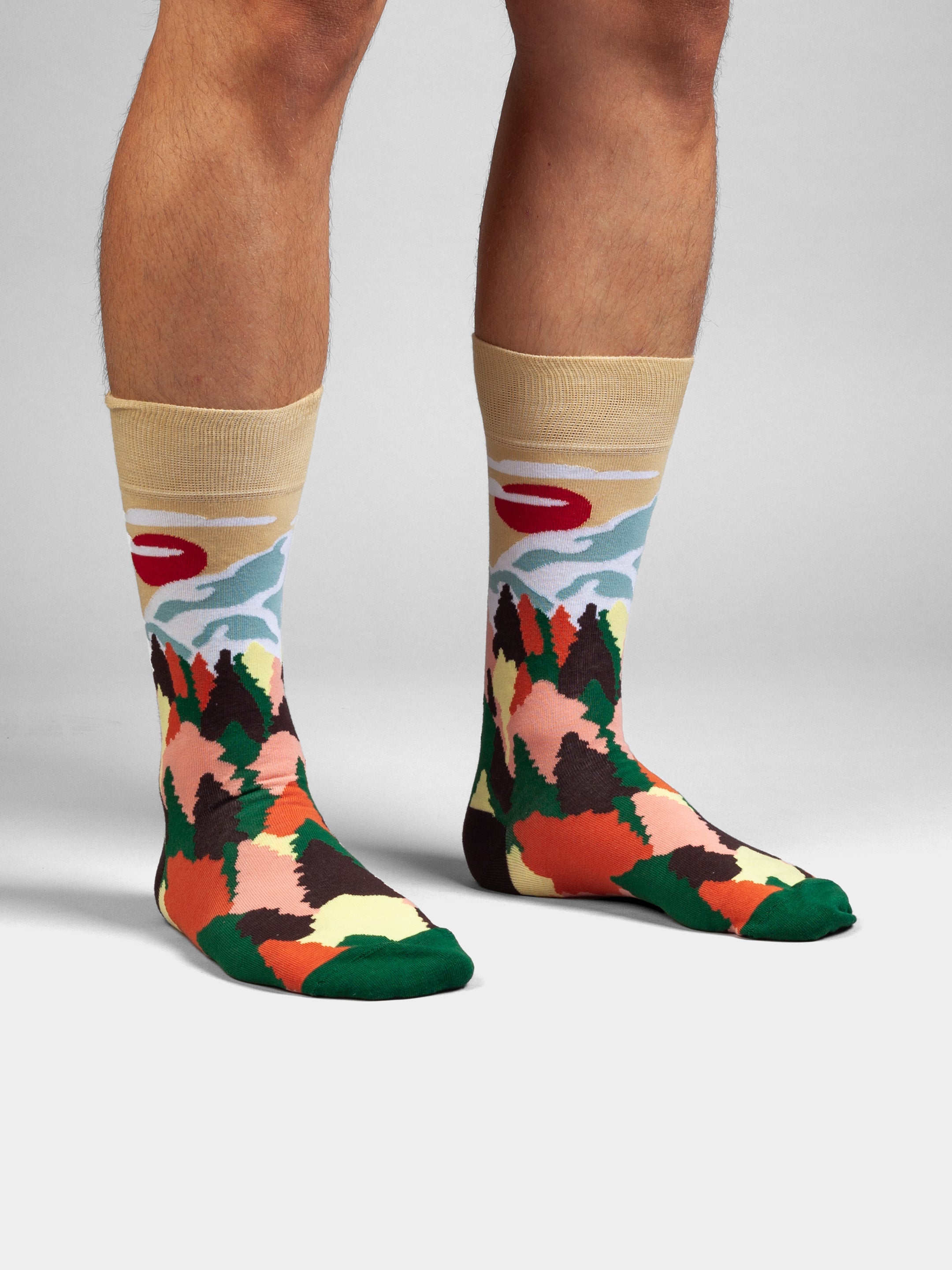Socken Fall Mountains von DillySocks