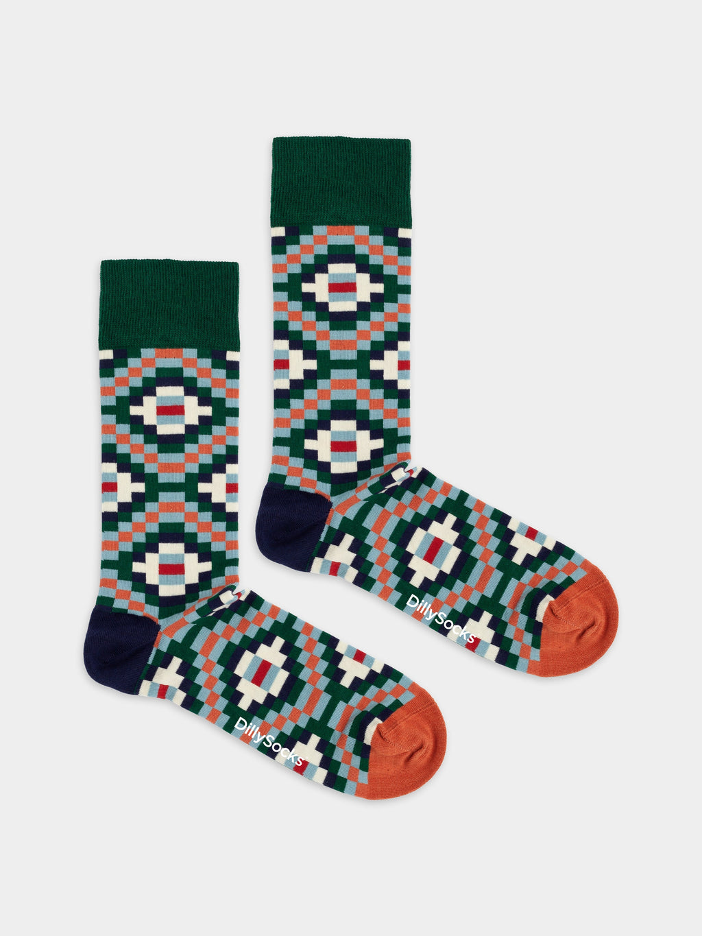 Socken Tribal Tiles von DillySocks