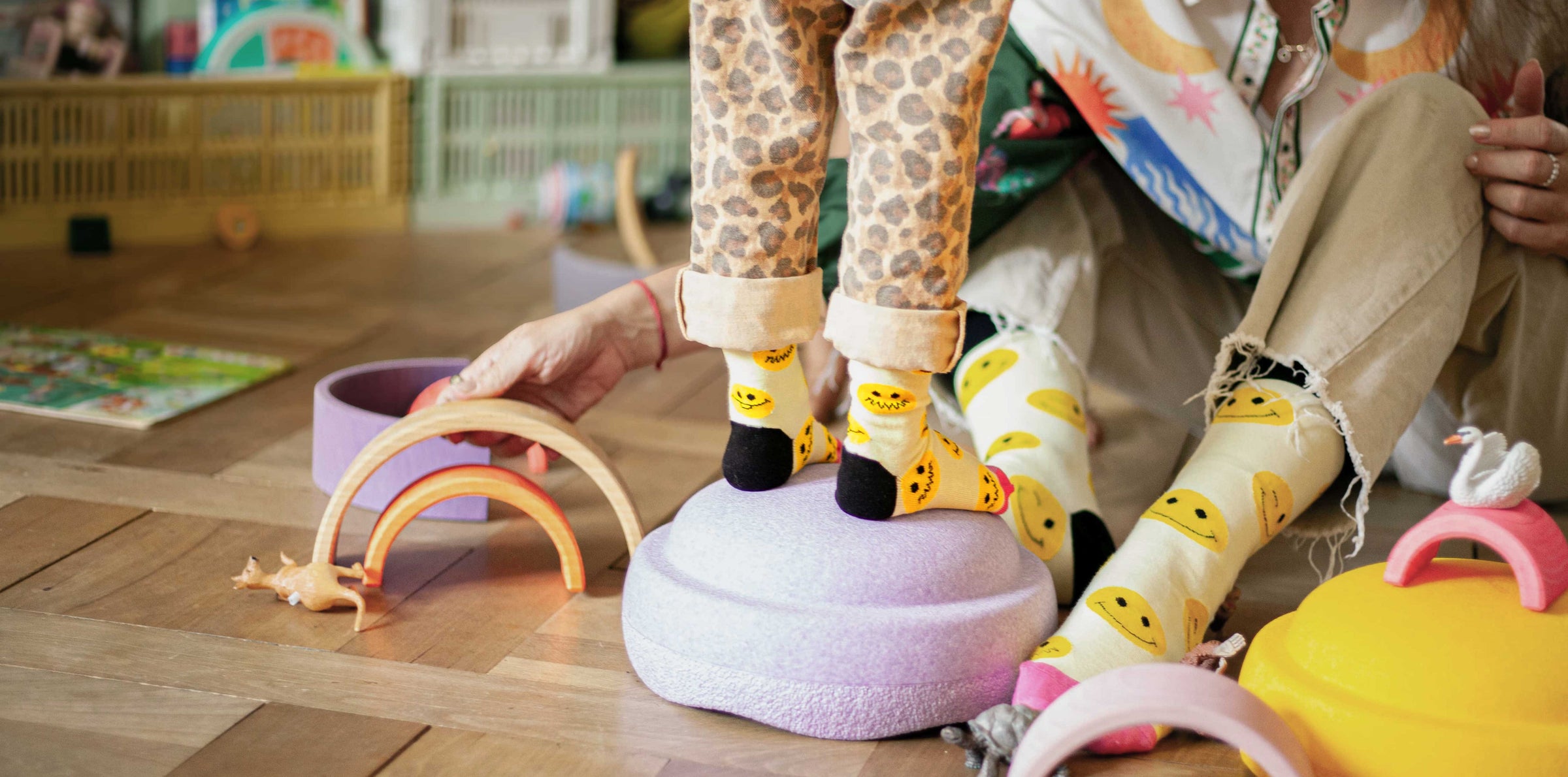 Chaussettes assorties DillySocks pour <br> toute la famille