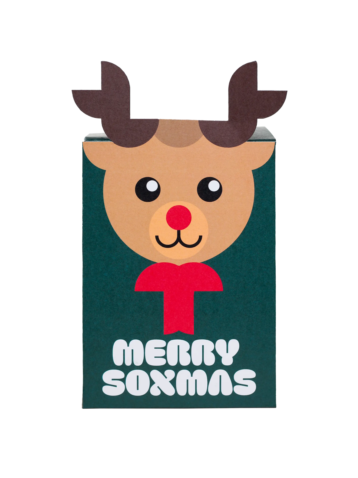 Geschenkverpackung Festive Reindeer (für 3-4 Paar, zum Selberbefüllen)