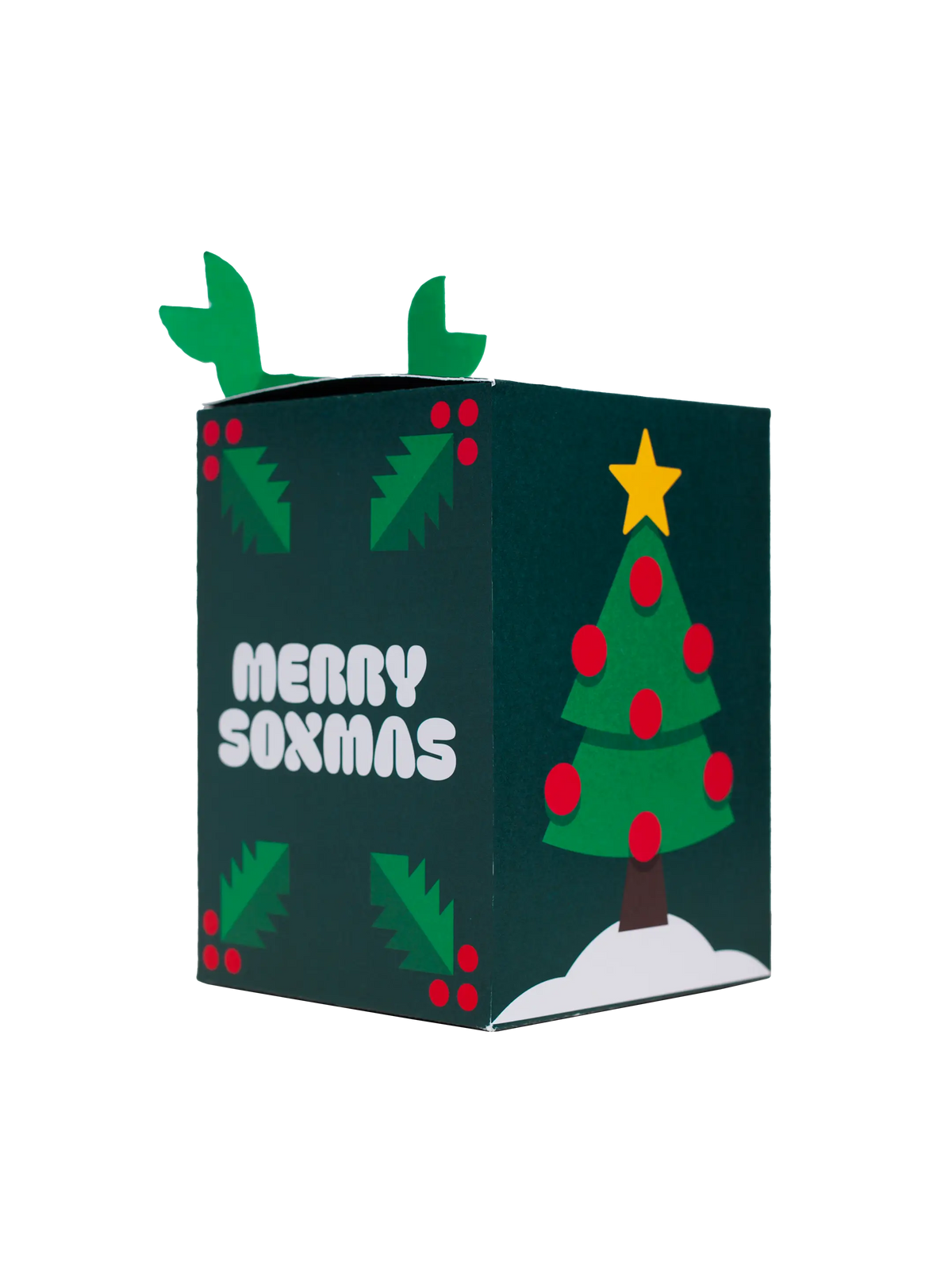 Geschenkverpackung Festive Reindeer (für 3-4 Paar, zum Selberbefüllen)
