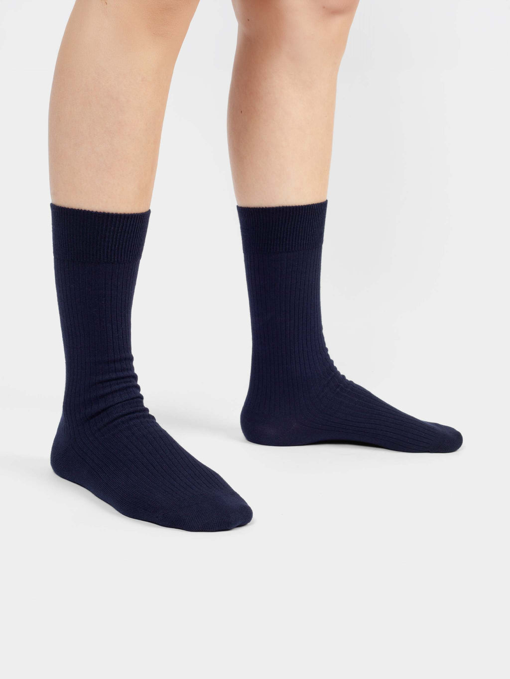Ribbed Dark Navy