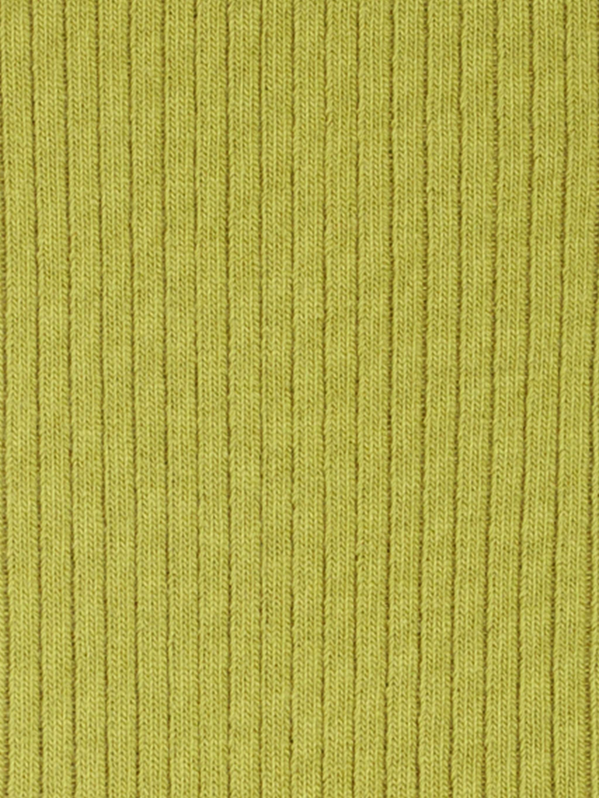 Rippenmuster in limettengrüner Farbe mit Limettenmotiv