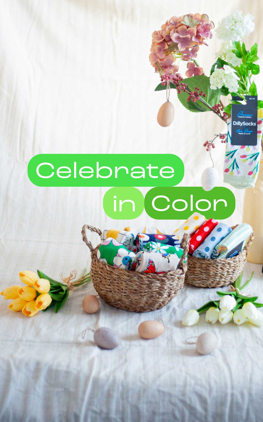 Easter Socks - Colorful Socks as an Easter Gift