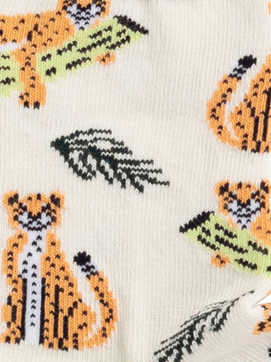 Anti - Rutsch Kindersocken Lil Chillaxing Cat Non - Slip von DillySocks