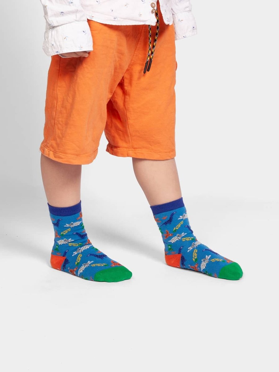 Anti - Rutsch Kindersocken Lil Dinosaurs Superstars Non - Slip von DillySocks