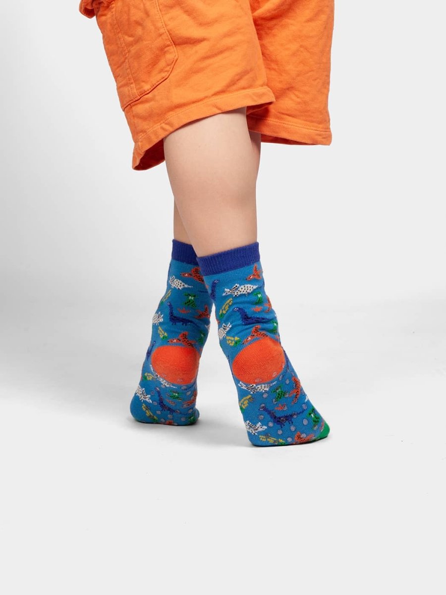 Anti - Rutsch Kindersocken Lil Dinosaurs Superstars Non - Slip von DillySocks