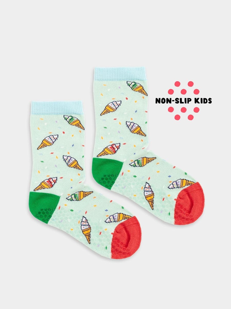 Anti - Rutsch Kindersocken Lil Ice Cream Party Non - Slip von DillySocks