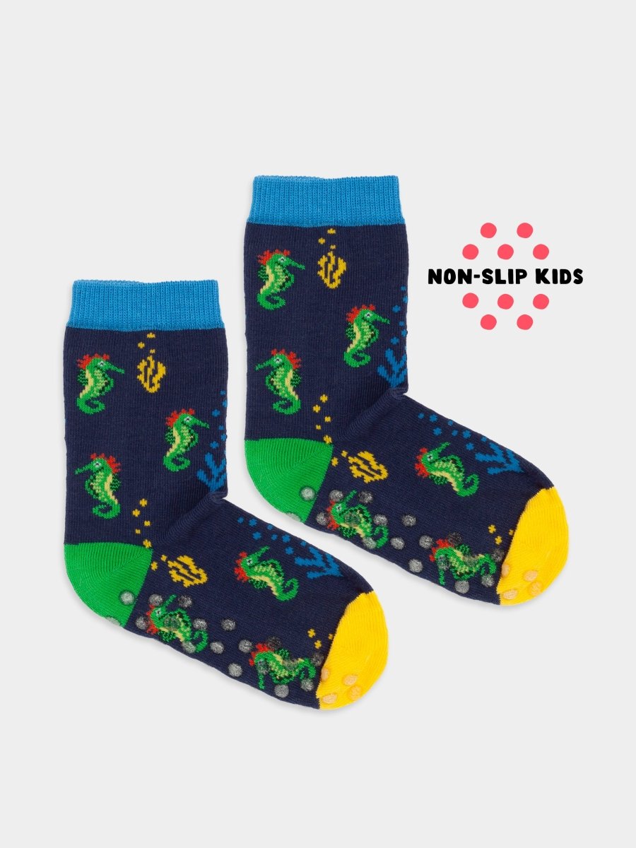 Anti - Rutsch Kindersocken Lil Seahorse Story Non - Slip von DillySocks