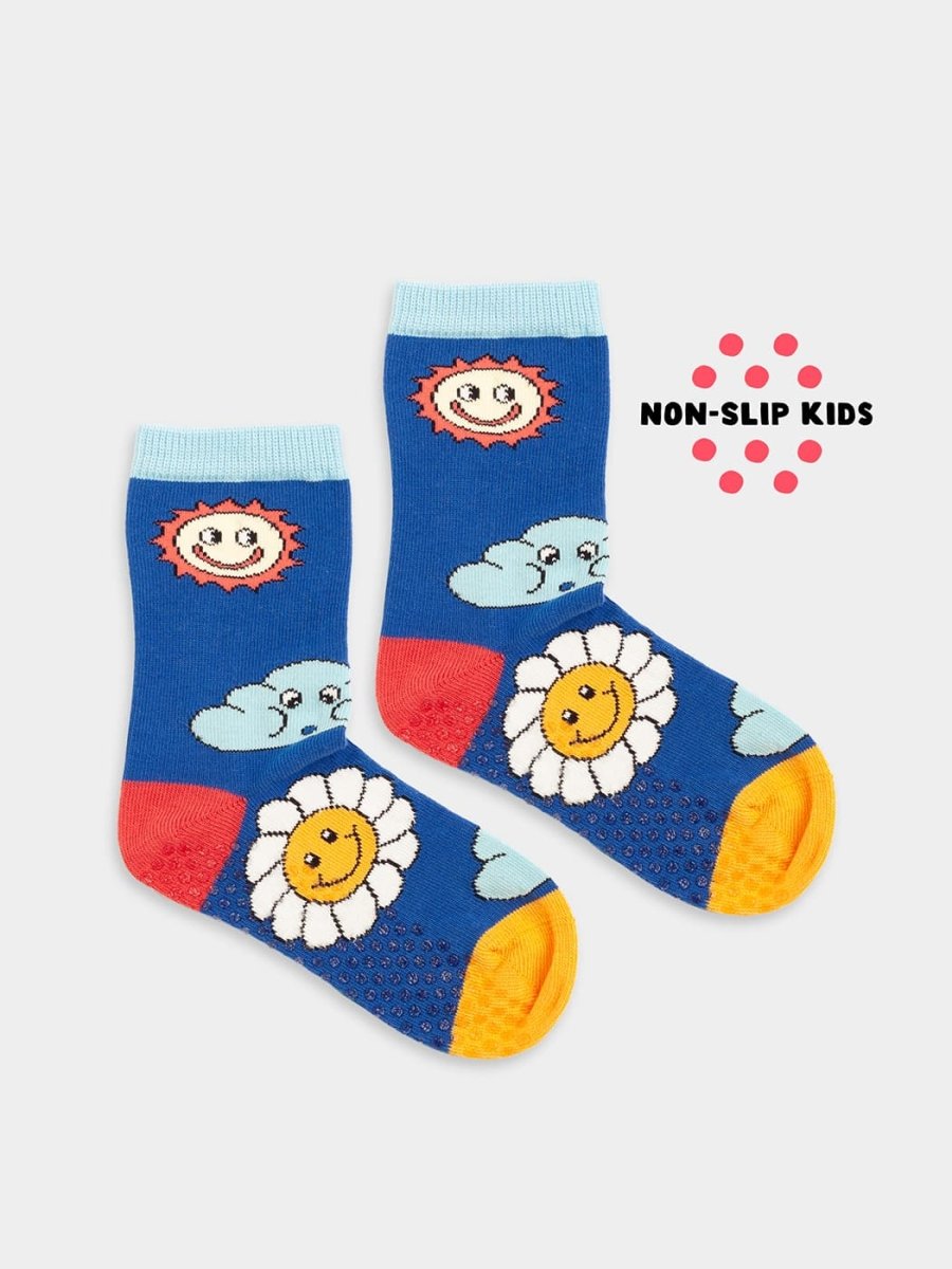 Anti - Rutsch Kindersocken Lil Weather Forecast Non - Slip von DillySocks