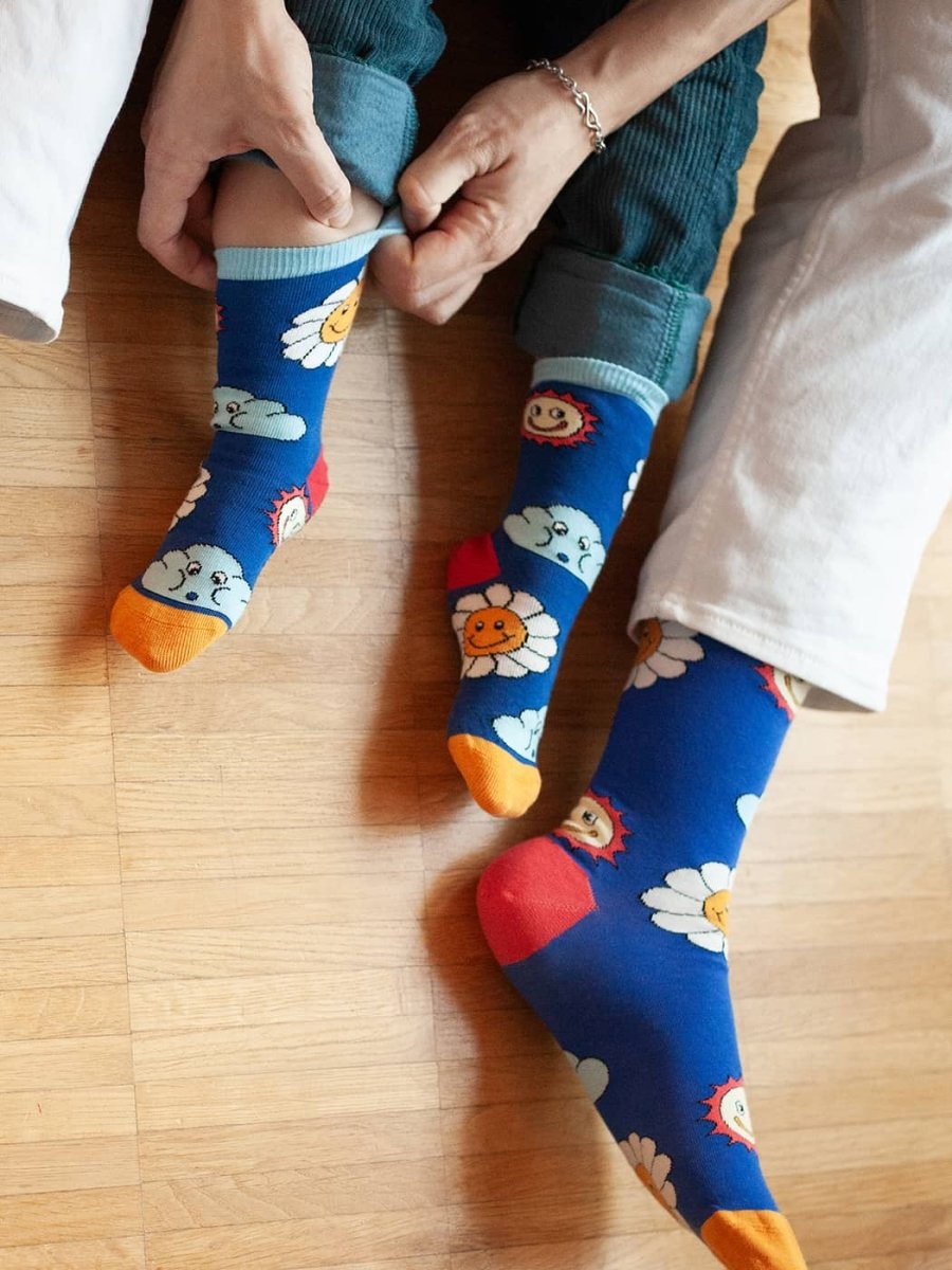 Anti - Rutsch Kindersocken Lil Weather Forecast Non - Slip von DillySocks