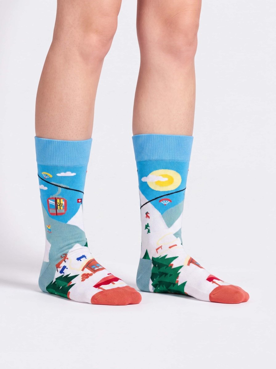 Bunte Socken Alpine Adventure von DillySocks