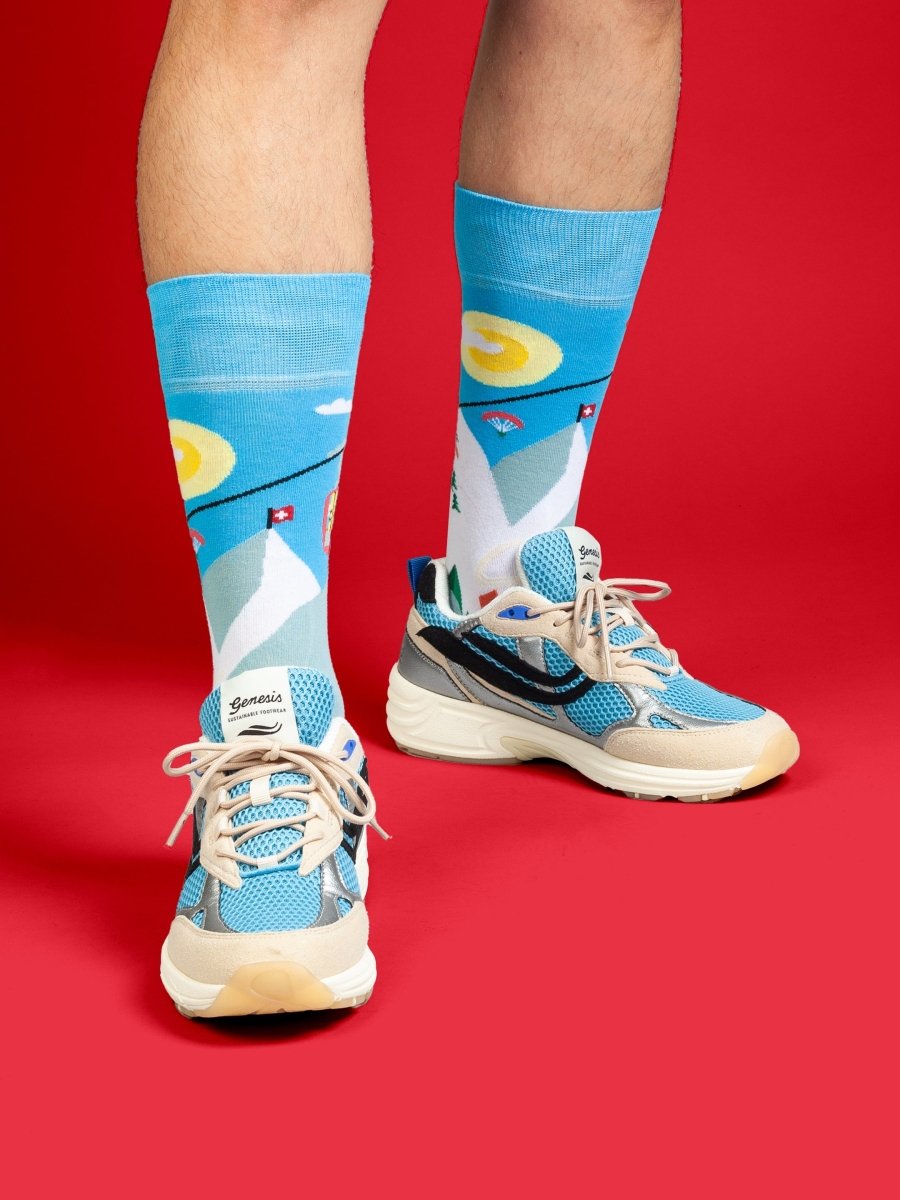 Bunte Socken Alpine Adventure von DillySocks