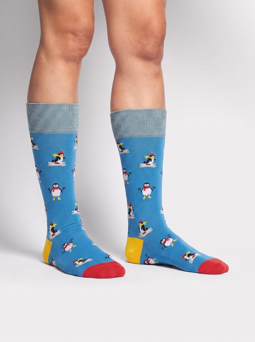 Bunte Socken Arctic Penguins von DillySocks