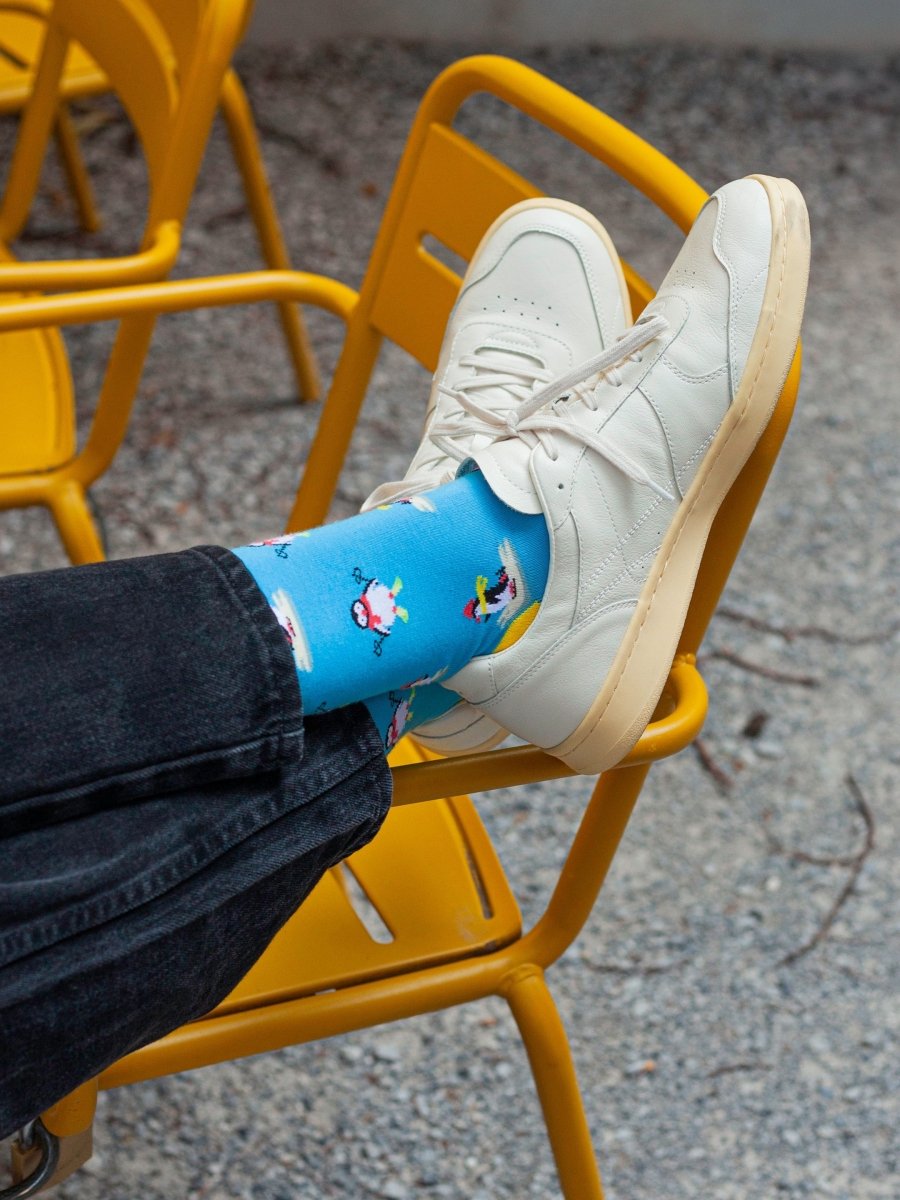 Bunte Socken Arctic Penguins von DillySocks