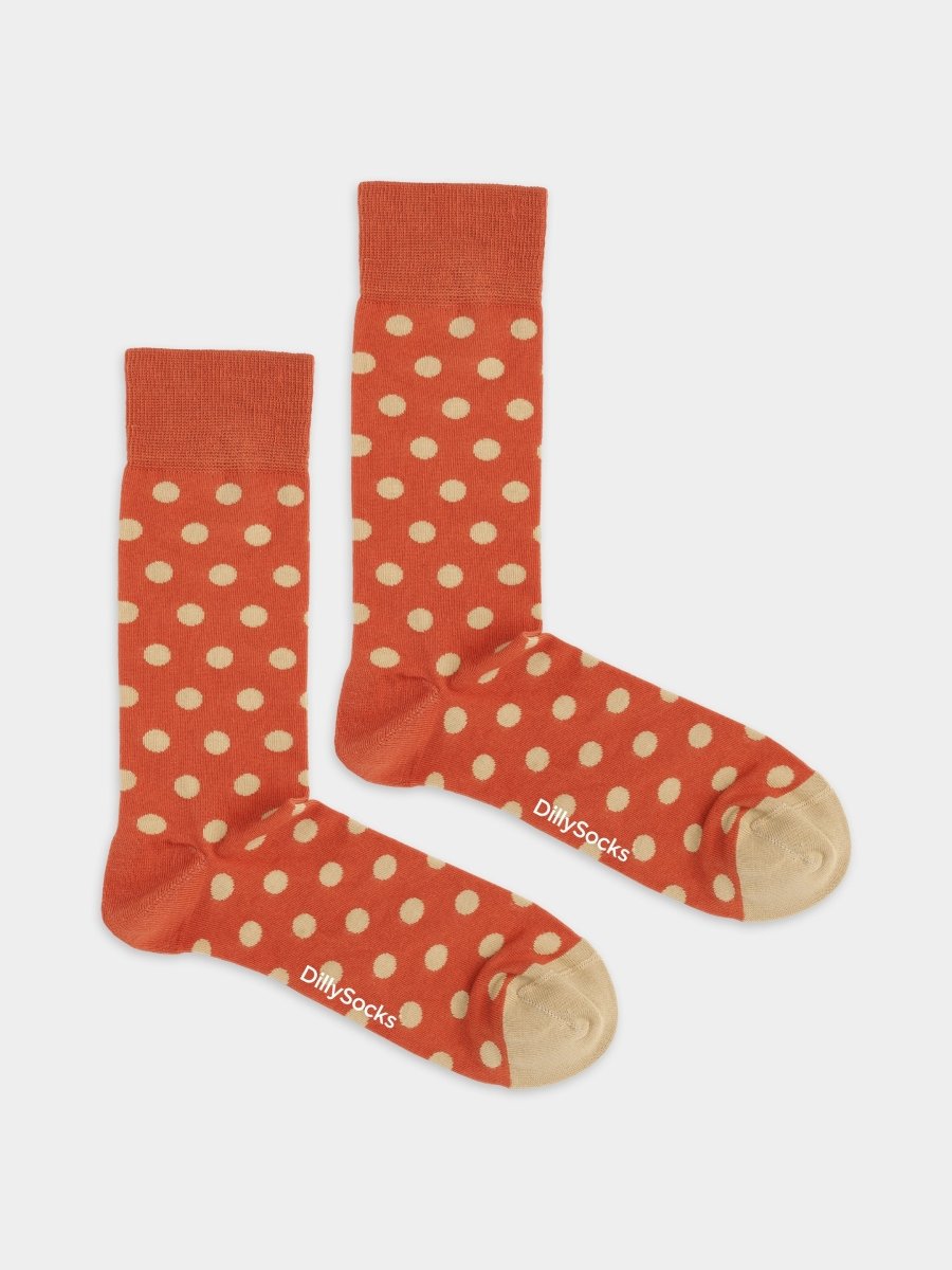 Bunte Socken Caramel Dots von DillySocks