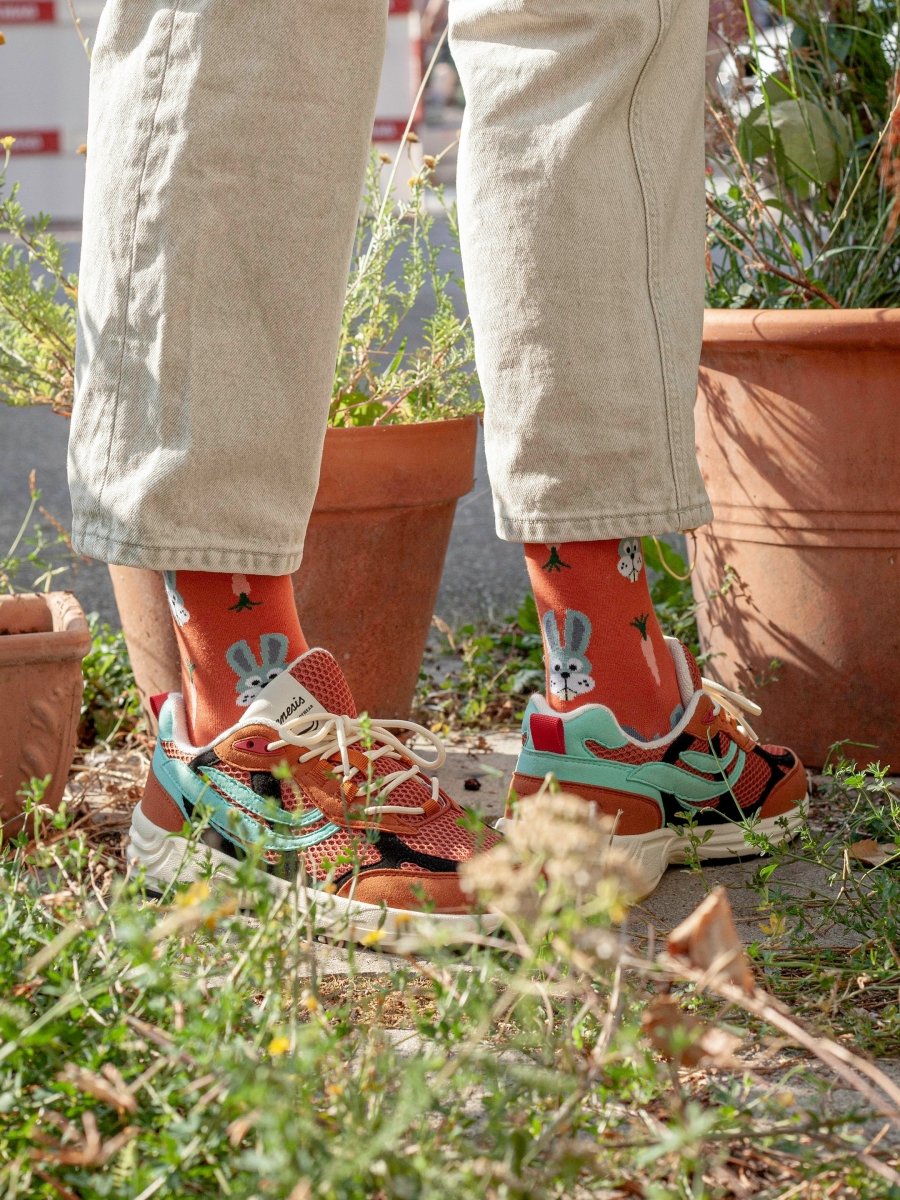 Bunte Socken Carrot Bunny von DillySocks