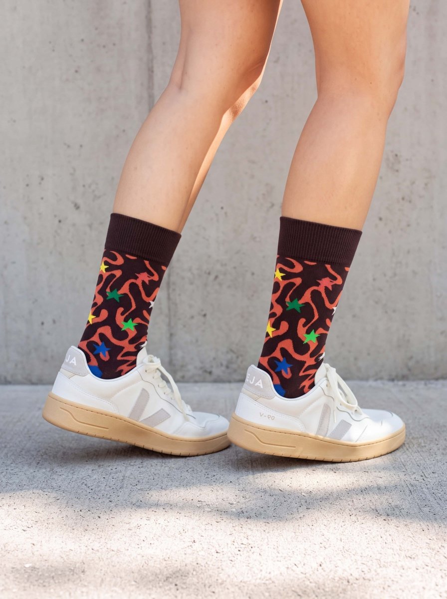 Bunte Socken Cosmic Camo von DillySocks