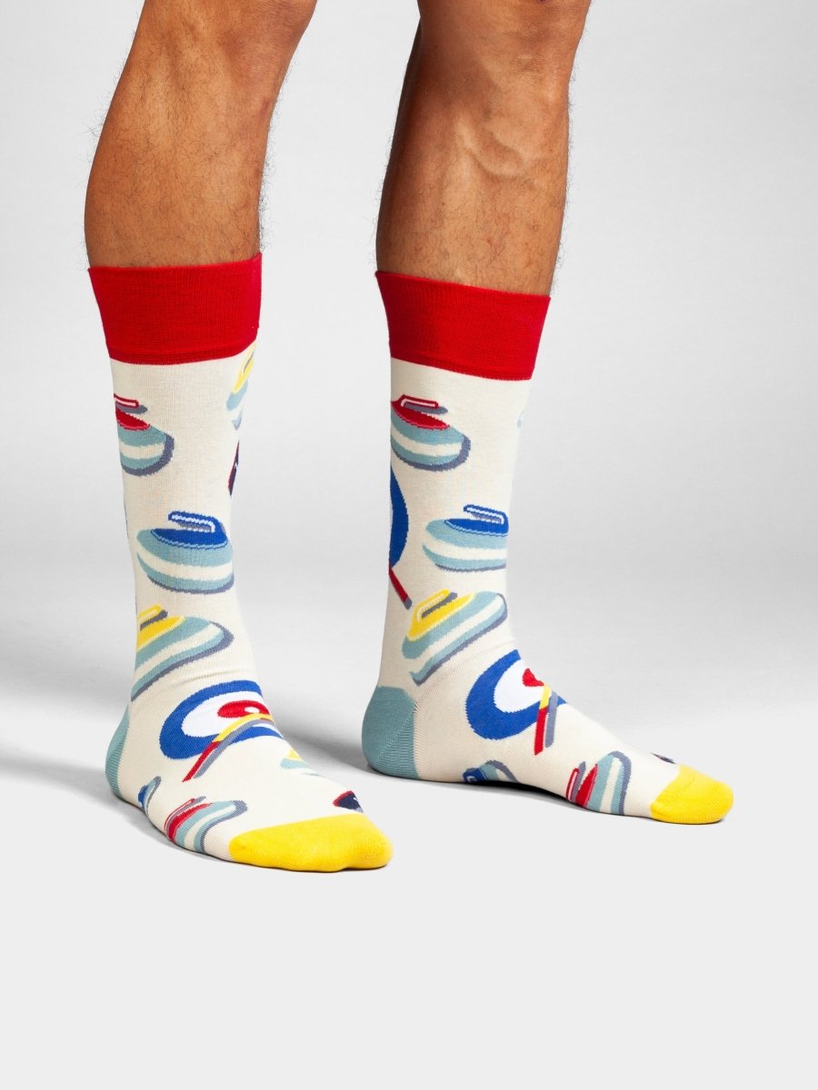 Bunte Socken Curling Crew von DillySocks