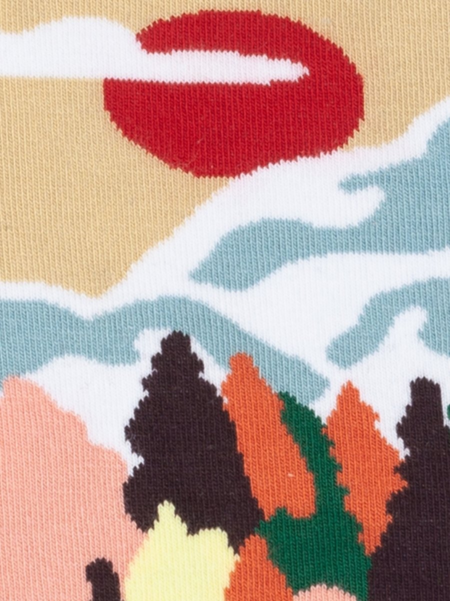 Bunte Socken Fall Mountains von DillySocks