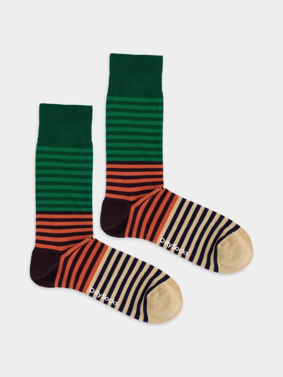Bunte Socken Groove Stripes von DillySocks