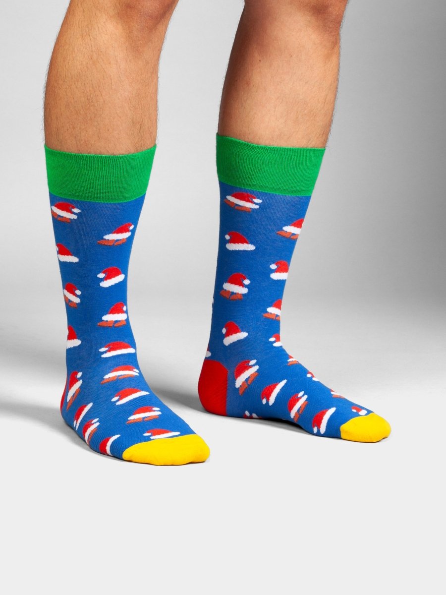 Bunte Socken Ho Ho Hats von DillySocks