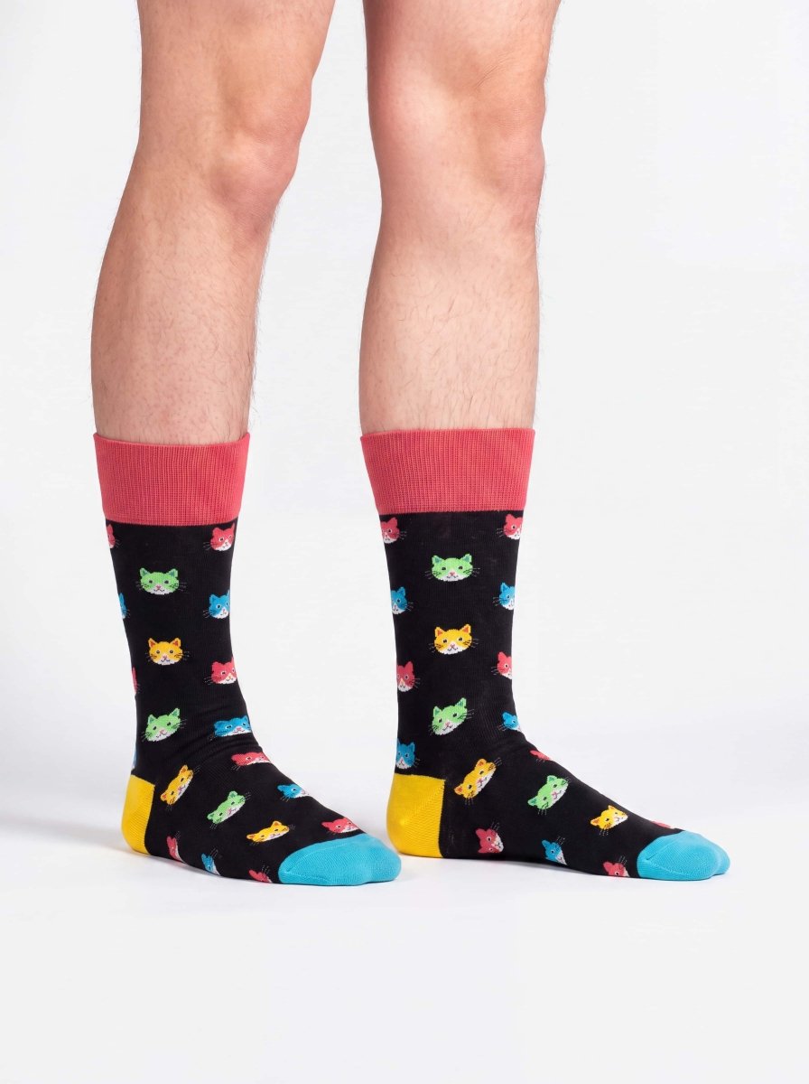 Bunte Socken Kitty Parade von DillySocks