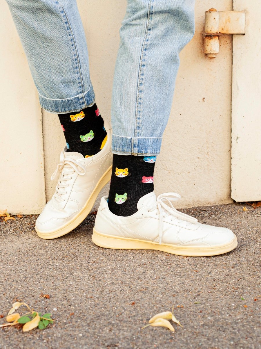 Bunte Socken Kitty Parade von DillySocks