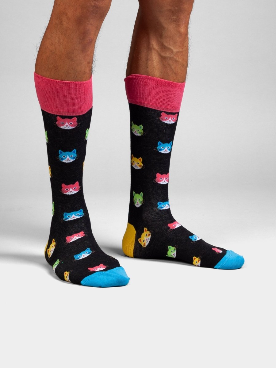Bunte Socken Kitty Parade von DillySocks