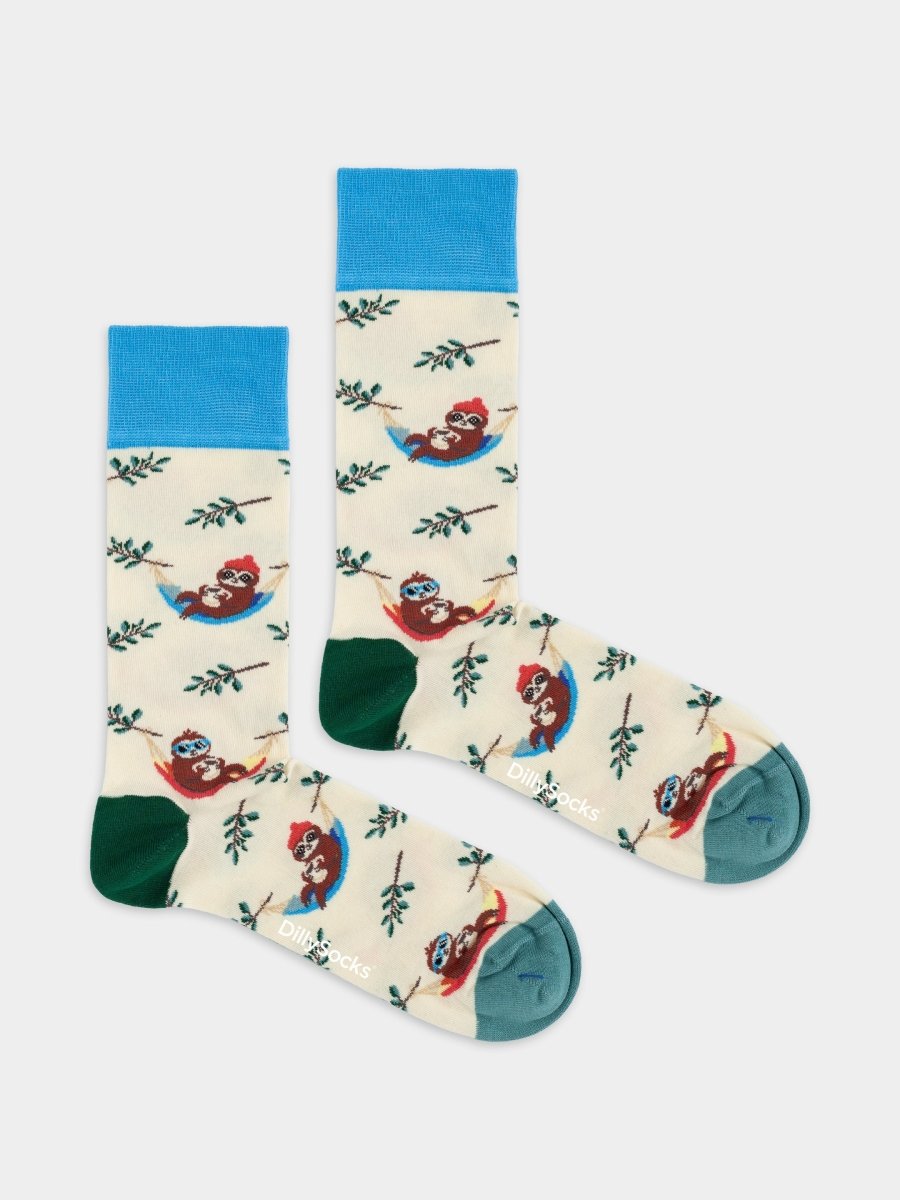 Bunte Socken Lazy Sloth von DillySocks