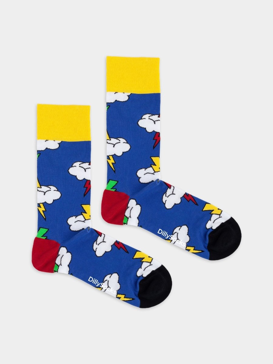 Bunte Socken Lightning Pop von DillySocks