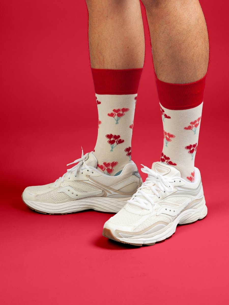 Bunte Socken Love Flowers von DillySocks
