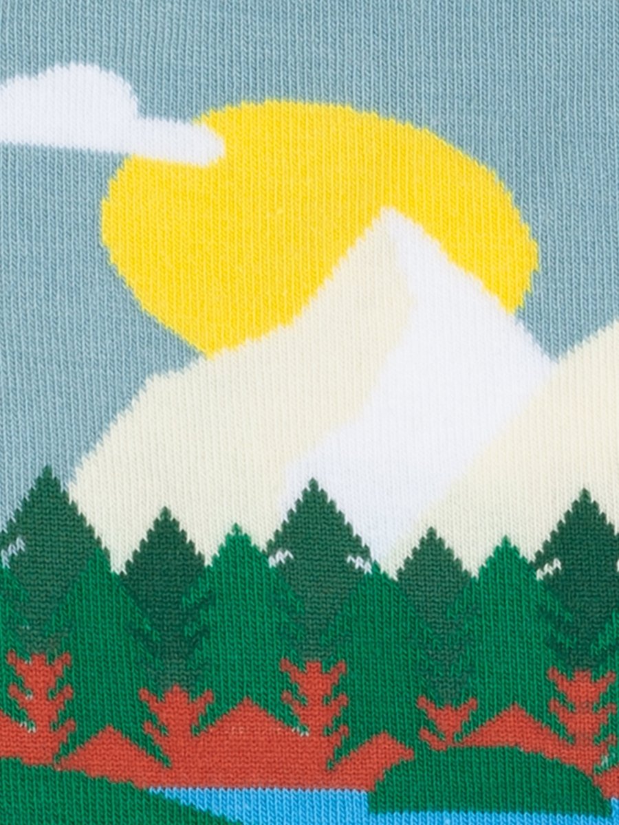 Bunte Socken Mountain Escape von DillySocks