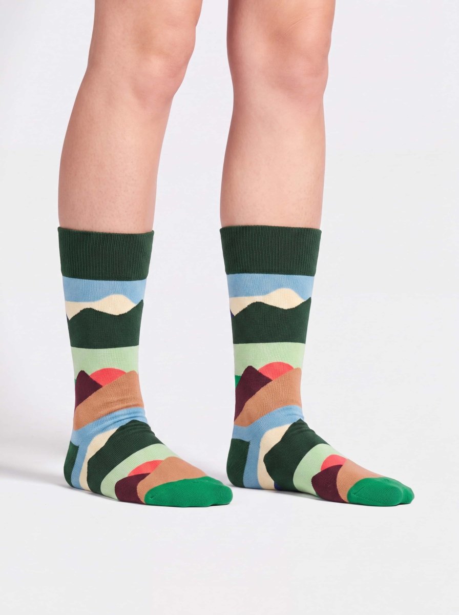 Bunte Socken Mountain Peaks von DillySocks
