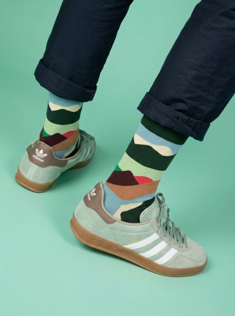 Bunte Socken Mountain Peaks von DillySocks