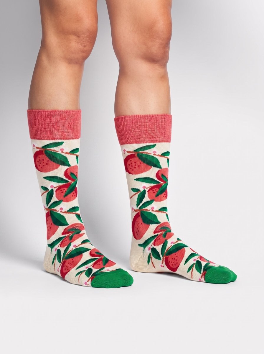 Bunte Socken Orange Blossom von DillySocks