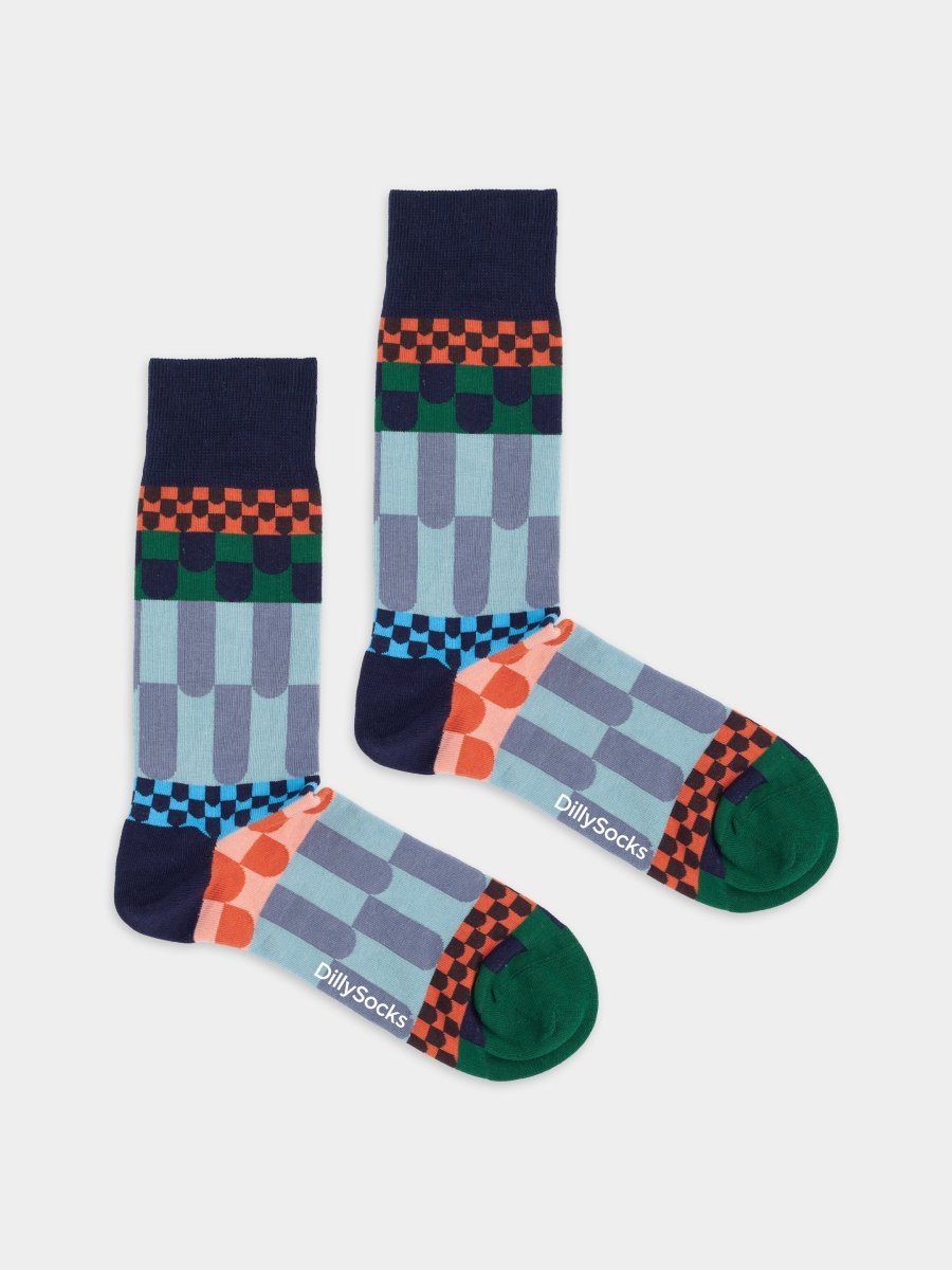 Bunte Socken Pattern Stack von DillySocks