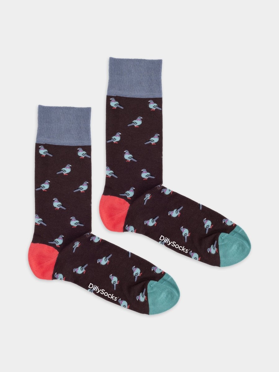 Bunte Socken Pigeon Flight von DillySocks