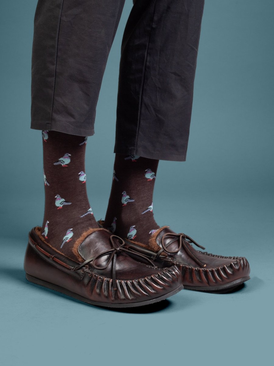 Bunte Socken Pigeon Flight von DillySocks