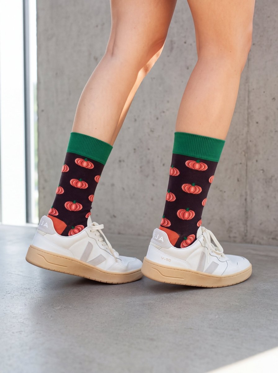 Bunte Socken Pumpkin Patch von DillySocks