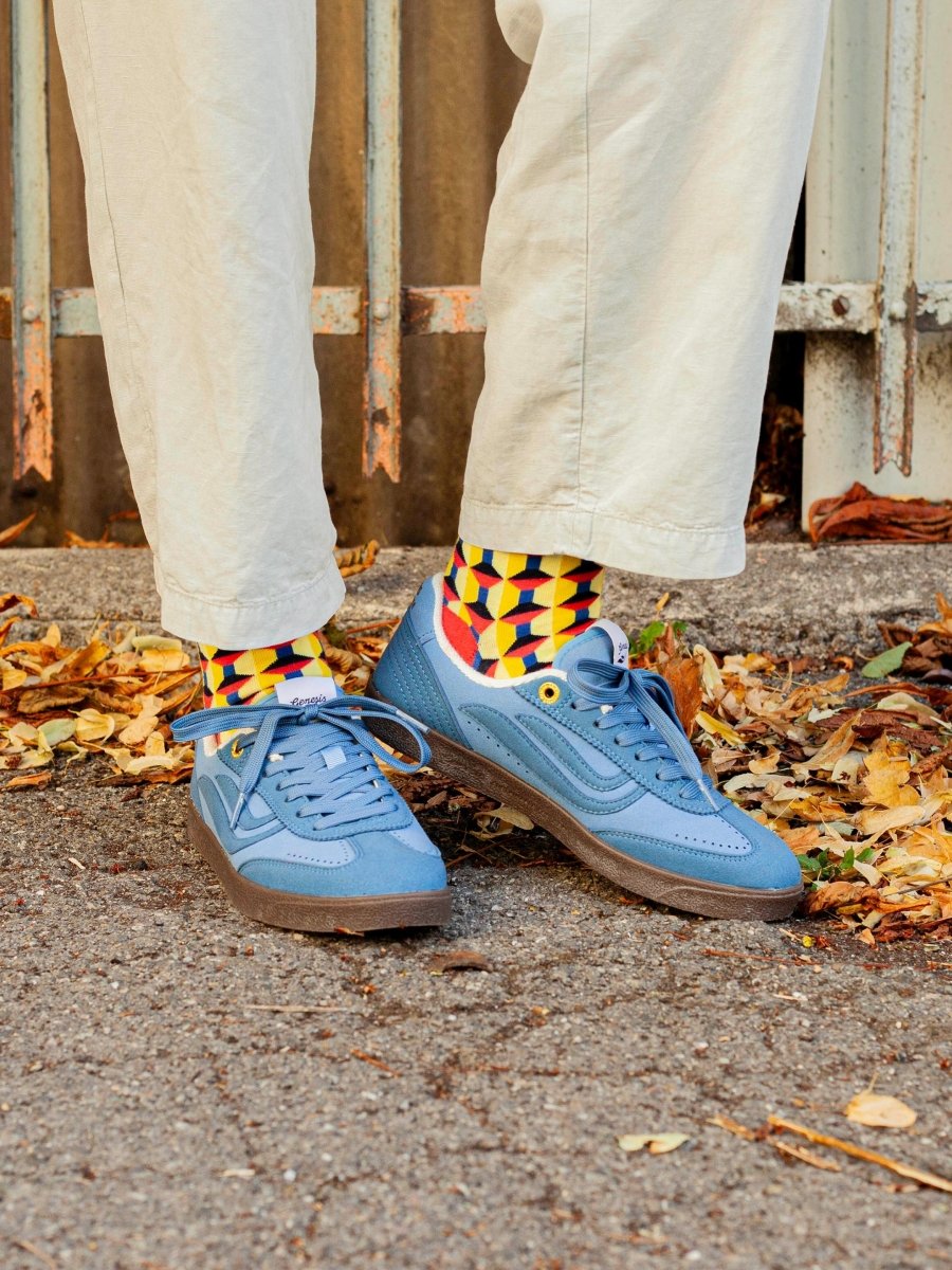 Bunte Socken Retro Tiles von DillySocks