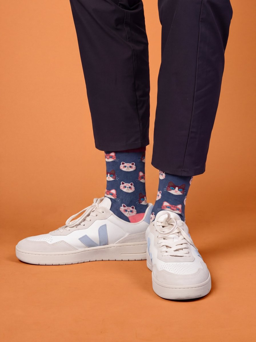Bunte Socken Sky Kitten von DillySocks