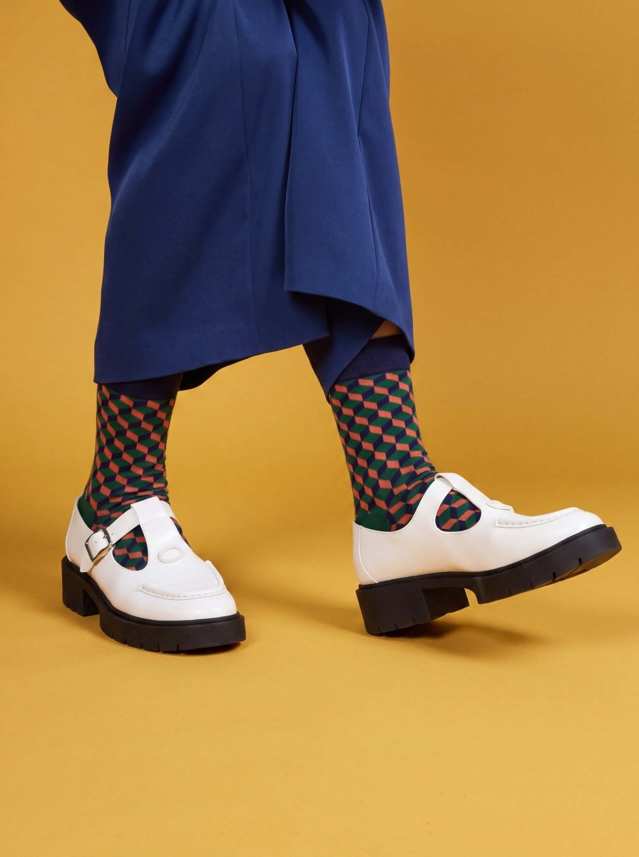 Bunte Socken Urban Dice von DillySocks