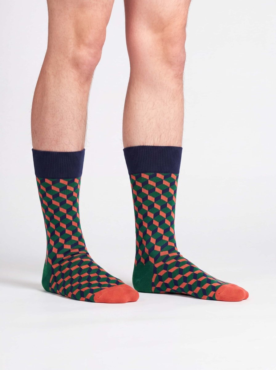 Bunte Socken Urban Dice von DillySocks