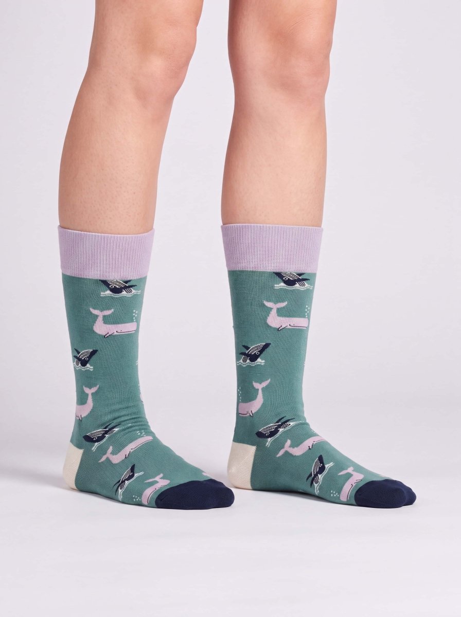Bunte Socken Whale Party von DillySocks