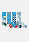 Bunte Socken Winter Horizon (4er Pack) von DillySocks
