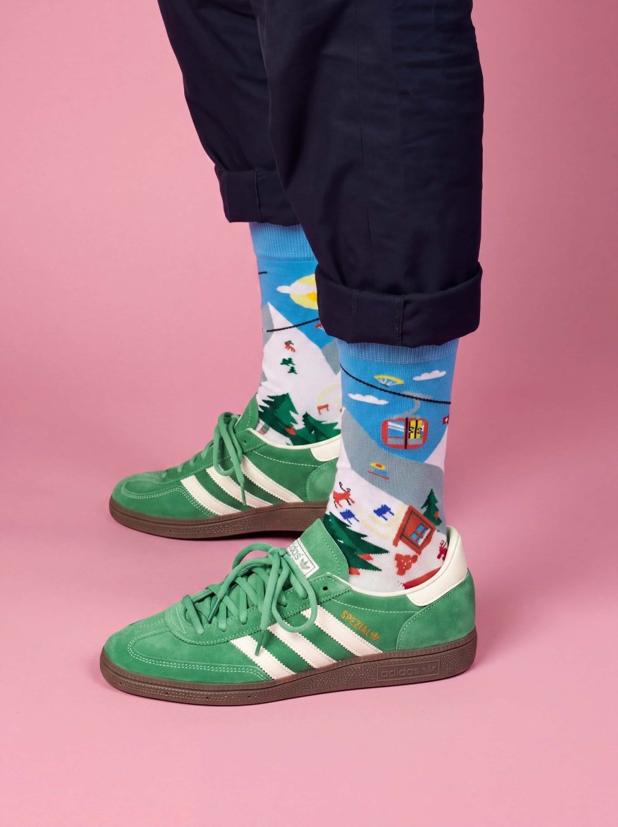 Bunte Socken Winter Horizon (4er Pack) von DillySocks
