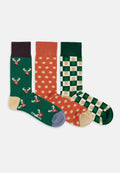 Bunte Socken Woodland Vibes (3er Pack) von DillySocks